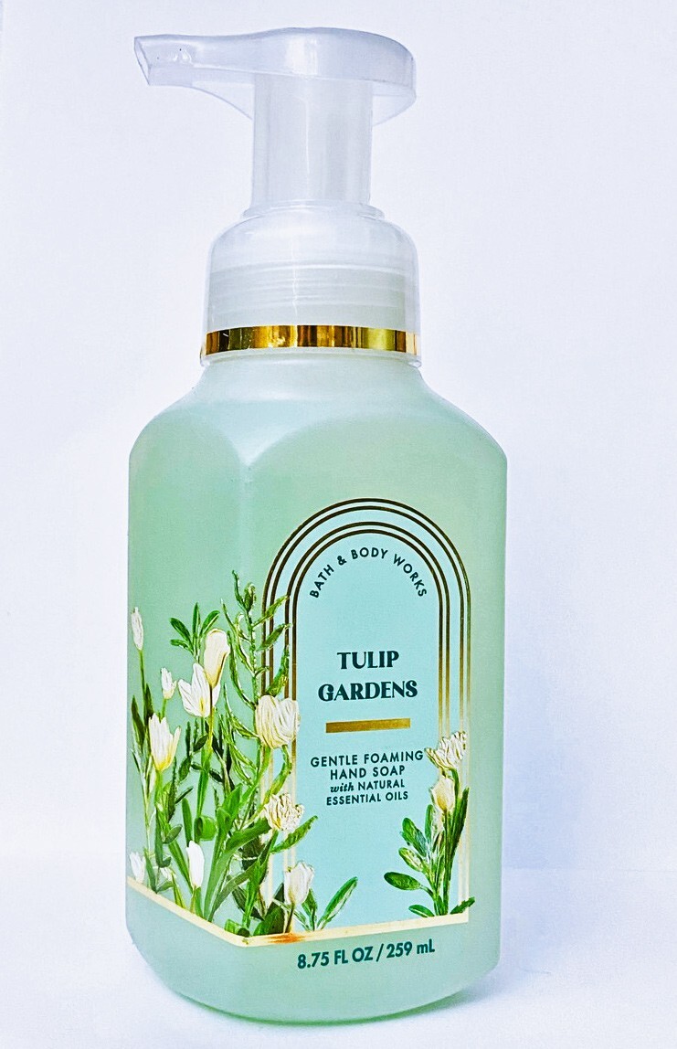 1 Bath & Body Works TULIP GARDENS Gentle Foaming Hand Soap 8.75 oz