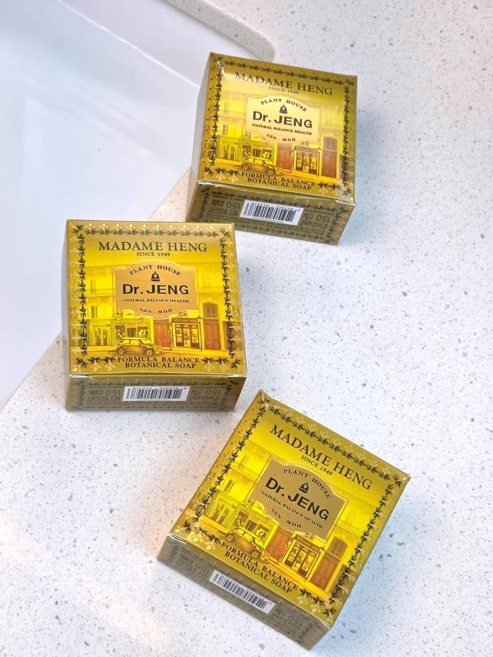Madame Heng Dr. Jeng Botanical Soap Set 3 x 150g Thailand Natural Balance