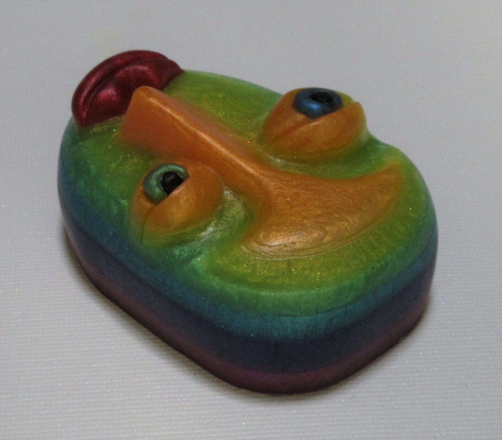 Be-YOU-tiful, our rainbow-hued FACE SOAP in coriander,sage,cedar& citrus scent