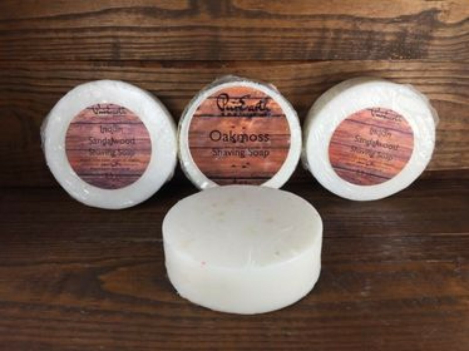 Organic Shaving Soap-Round Disc Perfect for Men’s Shaving Mugs 4 oz