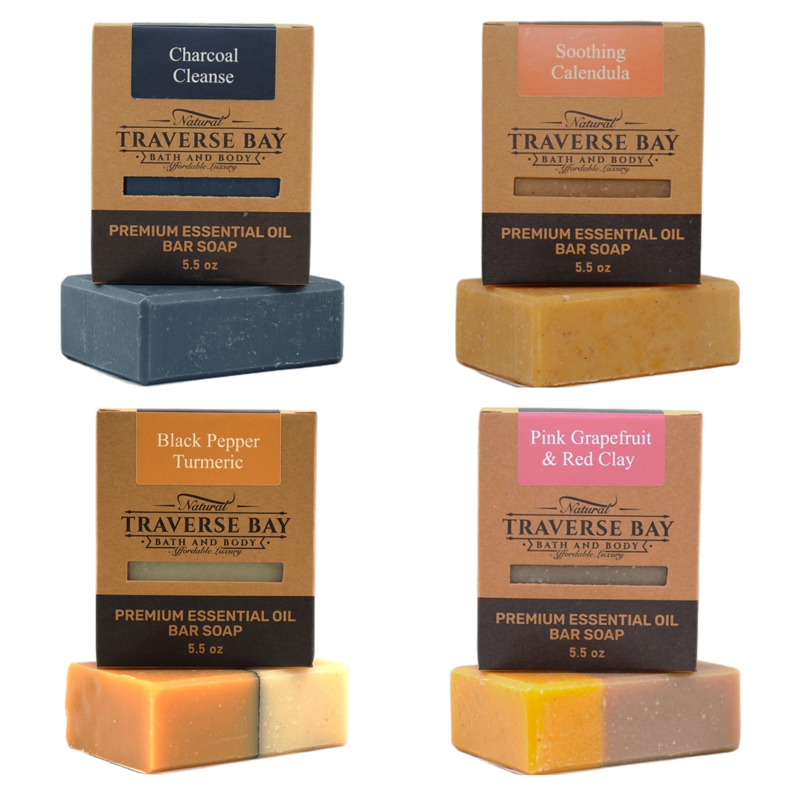 Natural Cold Process Soap You-Pick Variety Pack, 5.5 bars, 22+ oz total