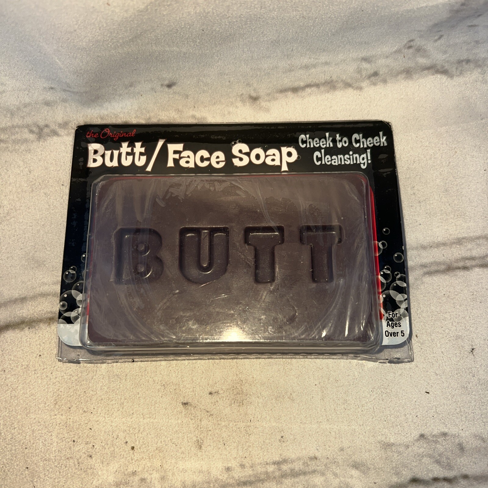 Soap Westminster The Original Butt Face Soap Brown White Gag Gift New