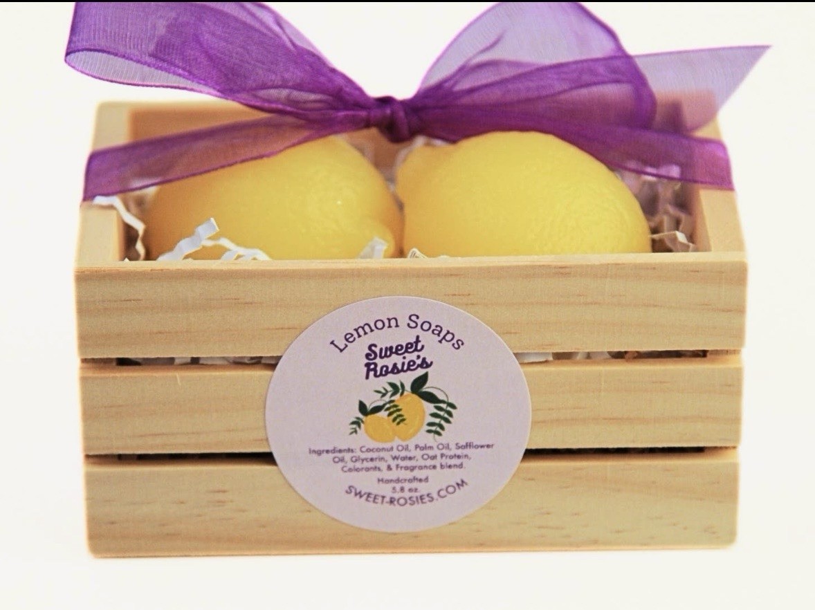 Sweet Rosie’s Handmade Lemon Soaps Assorted Soap Set Multipack Yellow 5.8oz
