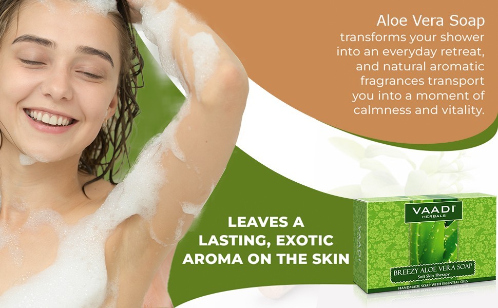 Aloe Vera Soap – Each 2.65 Oz, Pack of 3(8 Ounces)