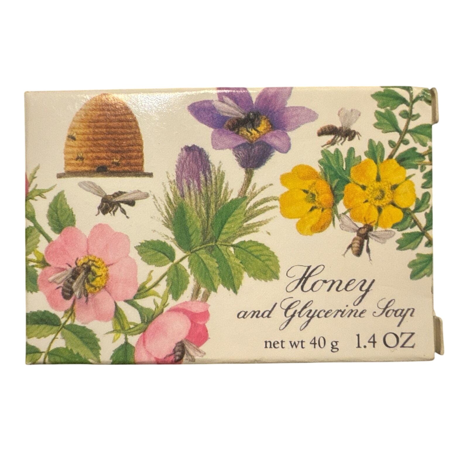 Crabtree Evelyn Honey Glycerine Soap 1.4 OZ Bar Bee Floral Vintage Bath Bar