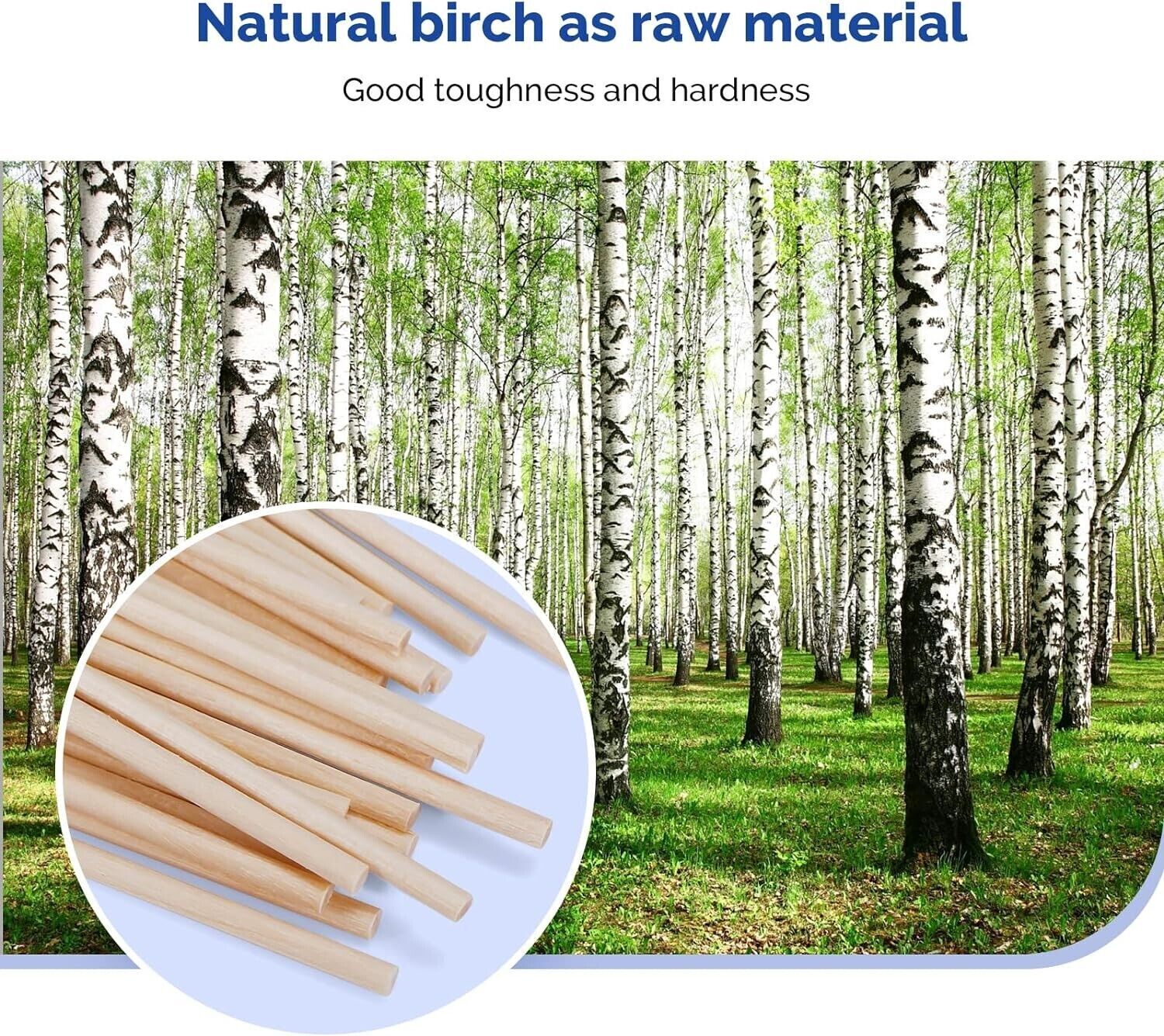 JMU Dental 6″ Cotton Swabs Q-tips Wooden Handle Medical Makeup Tipped Applicator