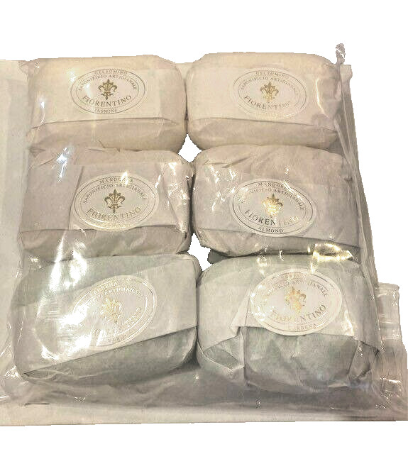 6 x Saponificio Artigianale FLORENTINO Soap Handmade in Italy 7 oz each 3 Scents