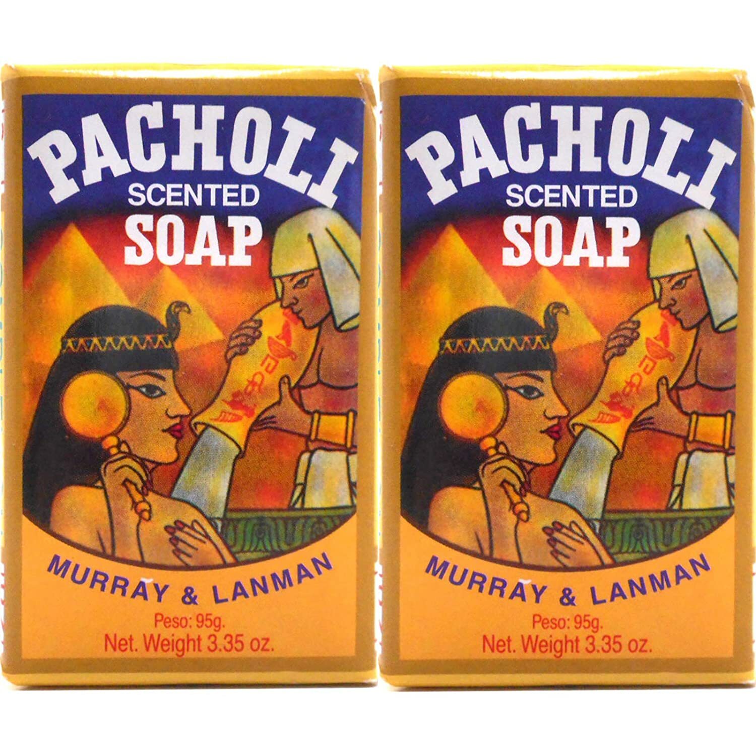 2-Pack Murray & Lanman Pachouli Scented Soap 3.3 oz (95 gr)