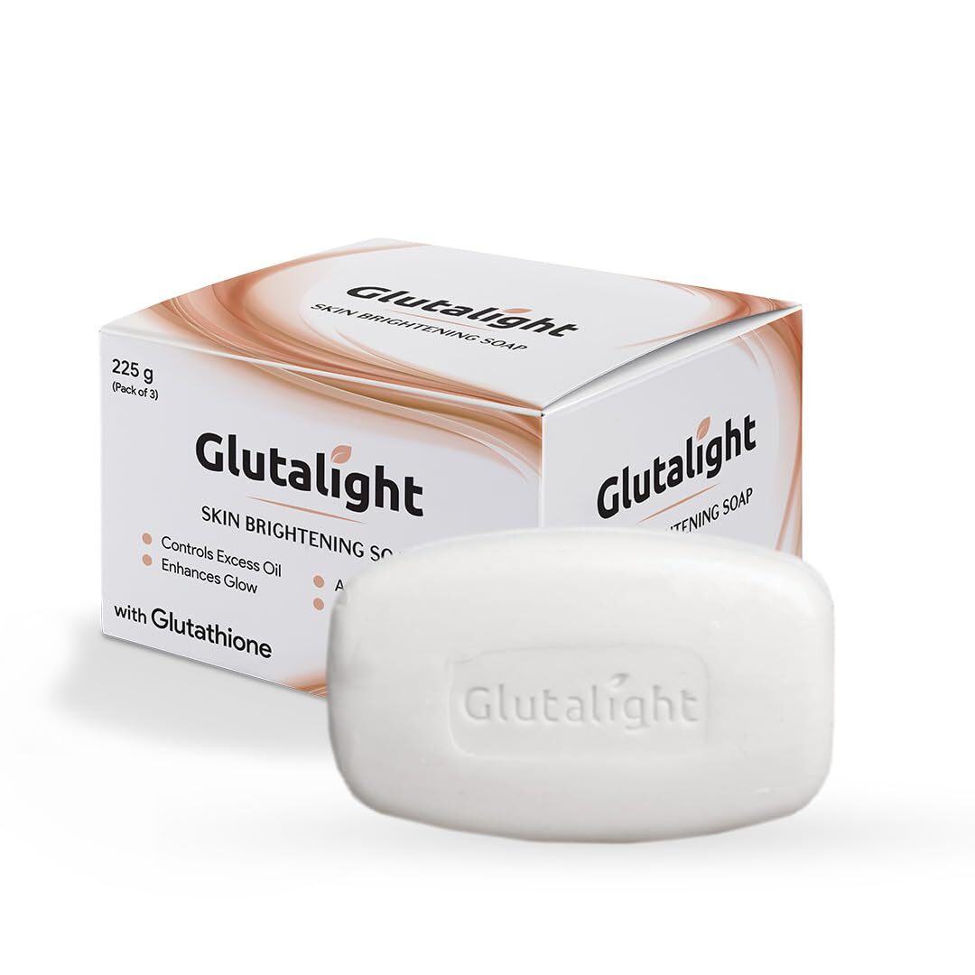 Glutalight Skin Brightening Soap For All Skin Types 75gm Each Pack Of 3