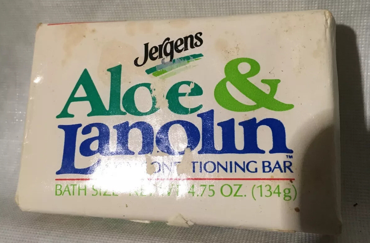 Jergens Aloe & Lanolin Bath Size Vintage Bar