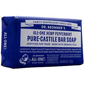 Dr. Bronner’s Pure-Castile Bar Soap Peppermint 5 oz