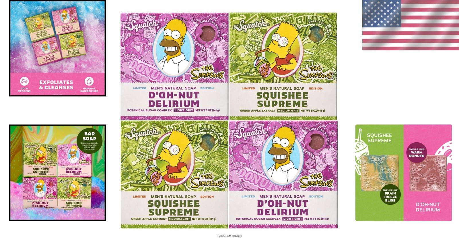 Natural Cold Process Soap Bars for Men – D’oh-Nut & Squishee