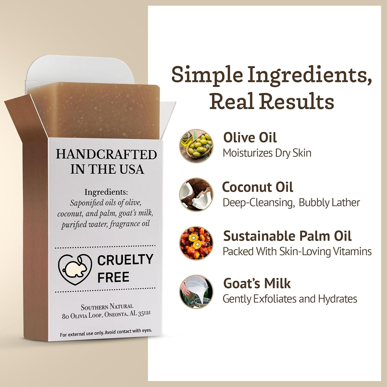 Goat Milk Soap Bar – Oatmeal Milk & Honey 3 Pack – for Dry Sensitive Skin. Natur