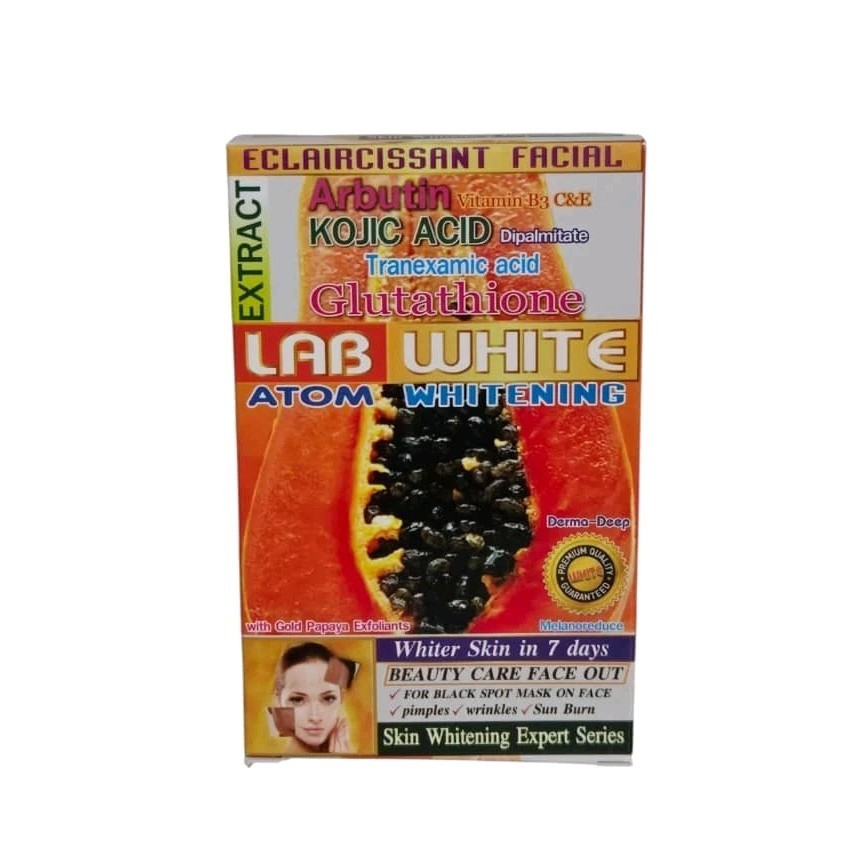 Lab White (Papaya Extract) Face & Body Soap X 1 Bar