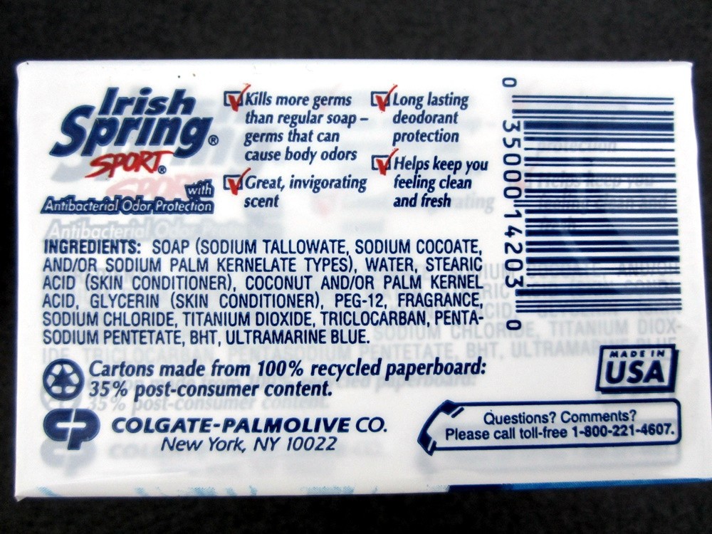 2x Discontinued 3 Pack Irish Spring Sport Bar Deodorant Soap 5 oz Bath Size USA