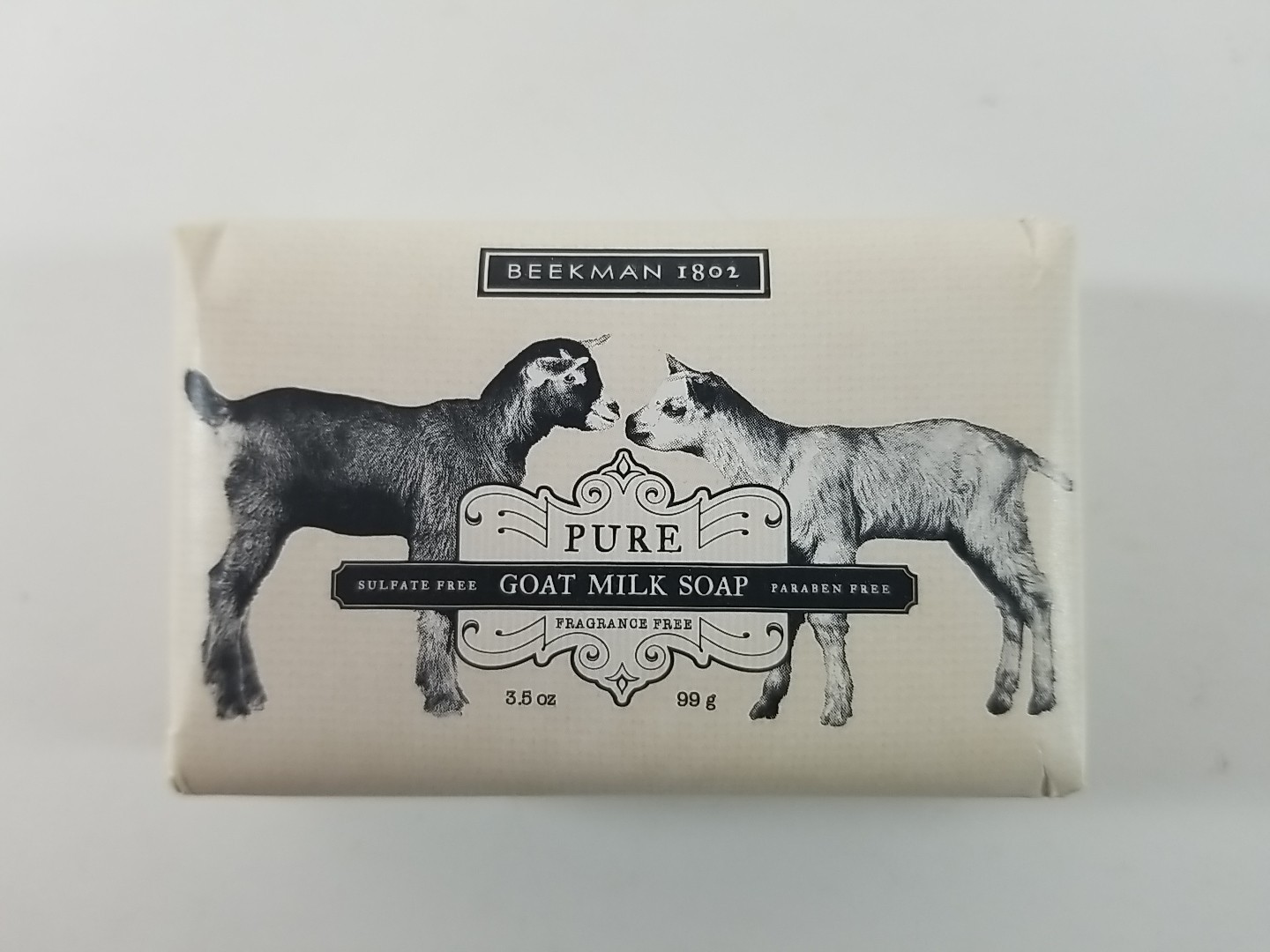 Beekman 1802 Pure Goat Milk Bar Soap 3.5 oz Fragrance Free NEW