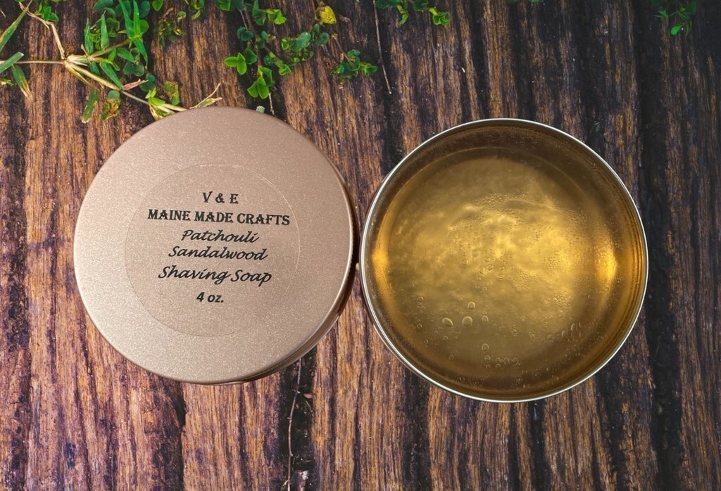 Glycerin shaving soap – Patchouli Sandalwood