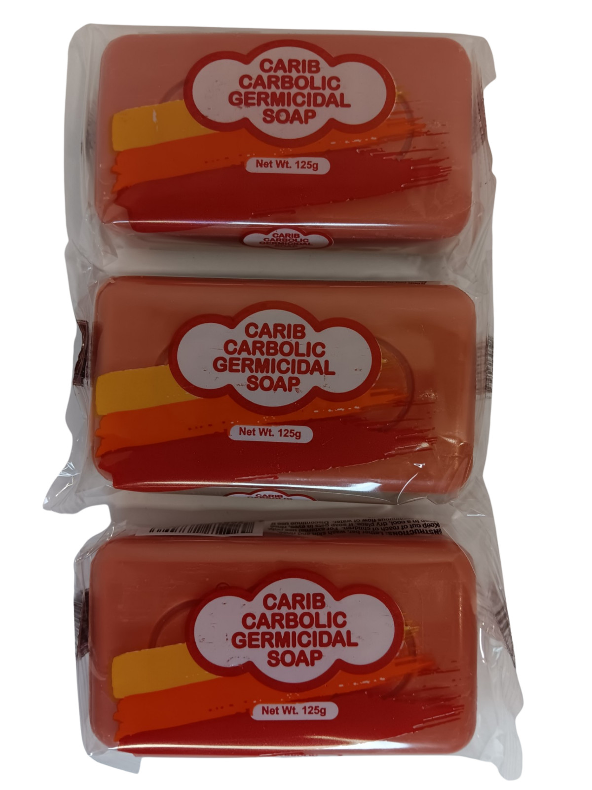 Jamaican Carib Carbolic Germicidal Soap 3 or 6 Bars 125g Each