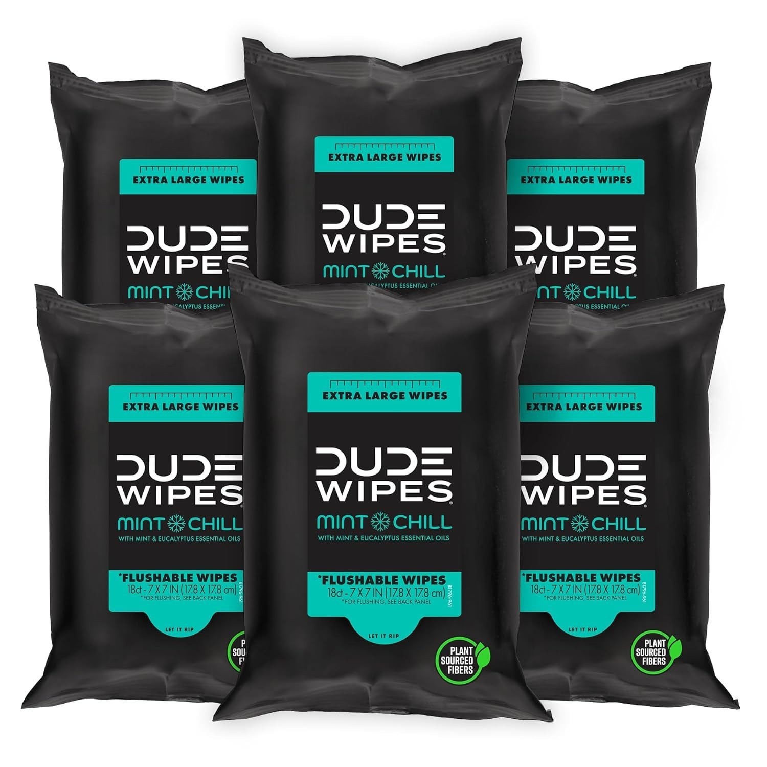 DUDE Wipes – Flushable Travel Pack – 6 Pack, 108 18 Count (Pack of 6) ..