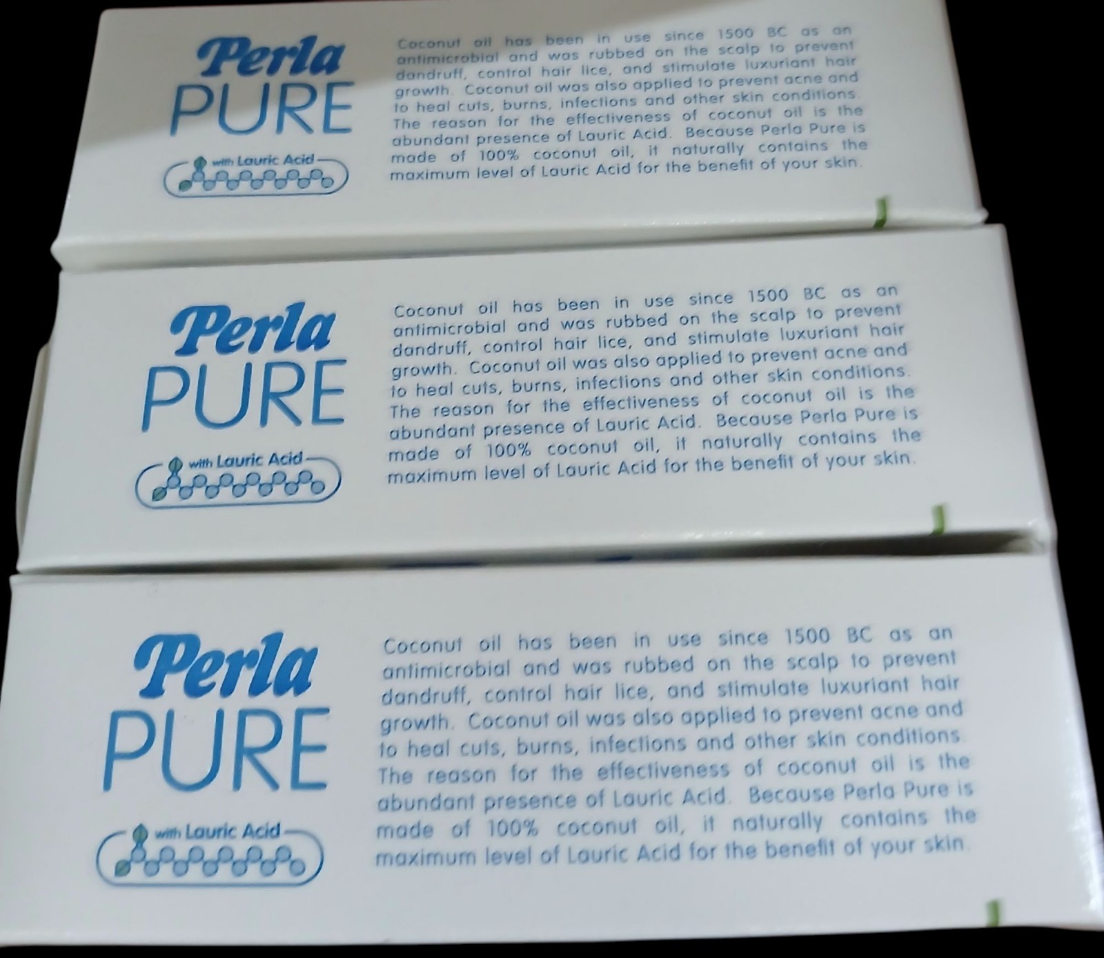 3 BARS Perla Pure Bath Hypoallergenic Soap 125g x 3