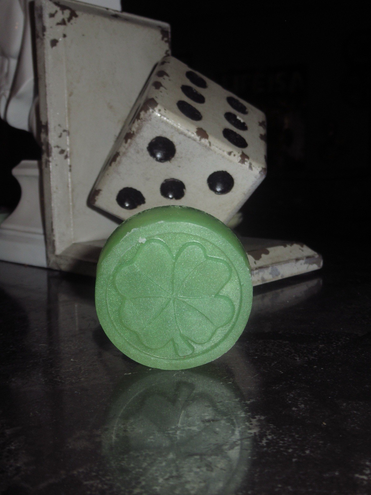 Lucky 4 leaf clover soap – Cool water – (Good fortune & Lucky soap) For Men 1pc