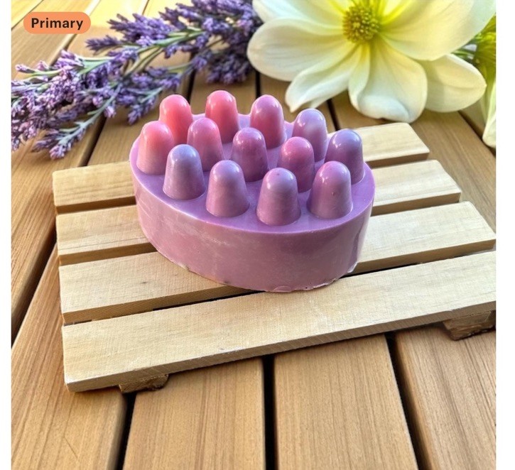 10 Bulk Goat Milk Massage Soap Bars Assorted Handmade Moisturizing Soap