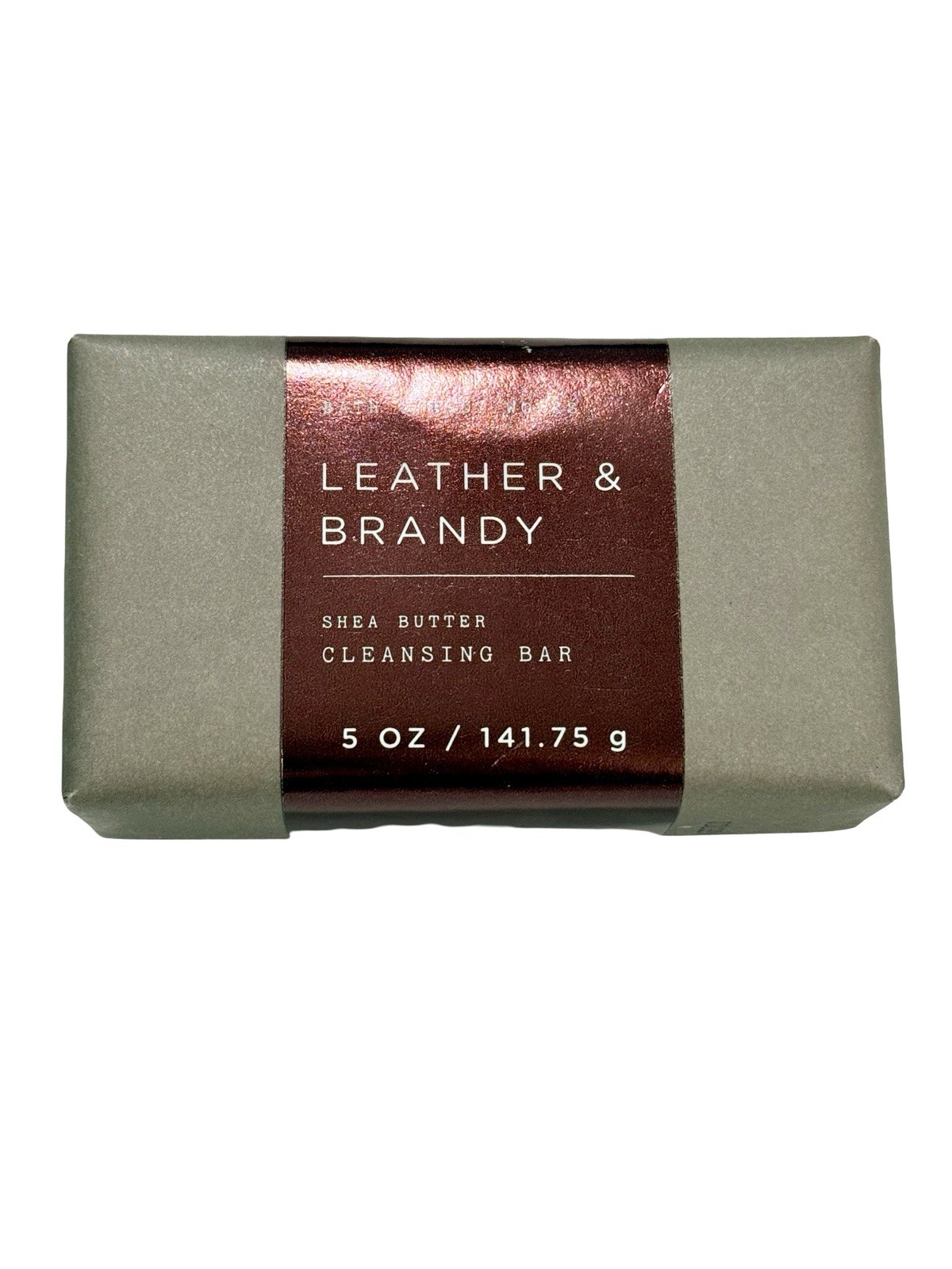 Bath & Body Works Men’s Collection LEATHER & BRANDY Cleansing Bar 5 oz Soap