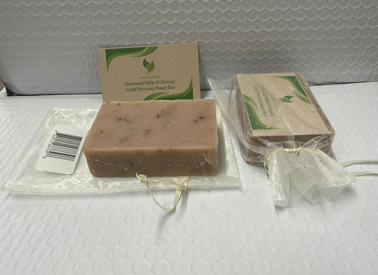 Oatmeal Milk & Honey cold press soap bar