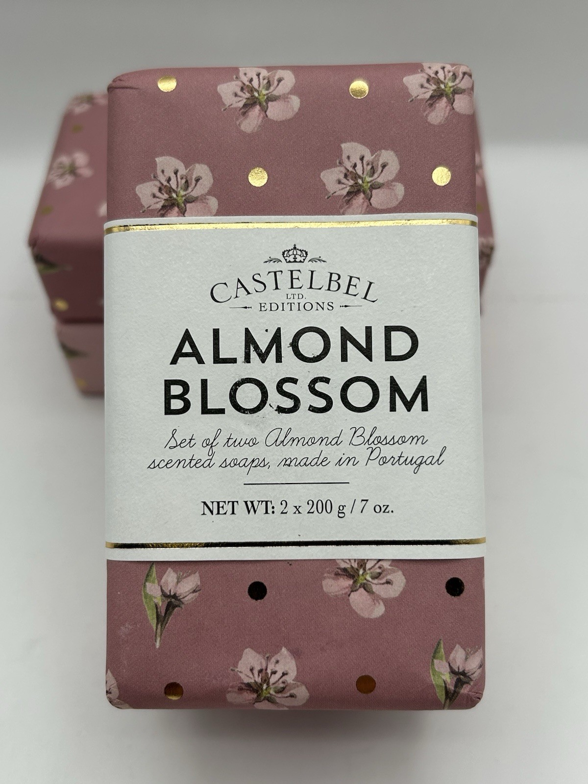 4 Pack Castelbel Bar Soap Almond Blossom Made In Portugal 7oz Each 200 Grams