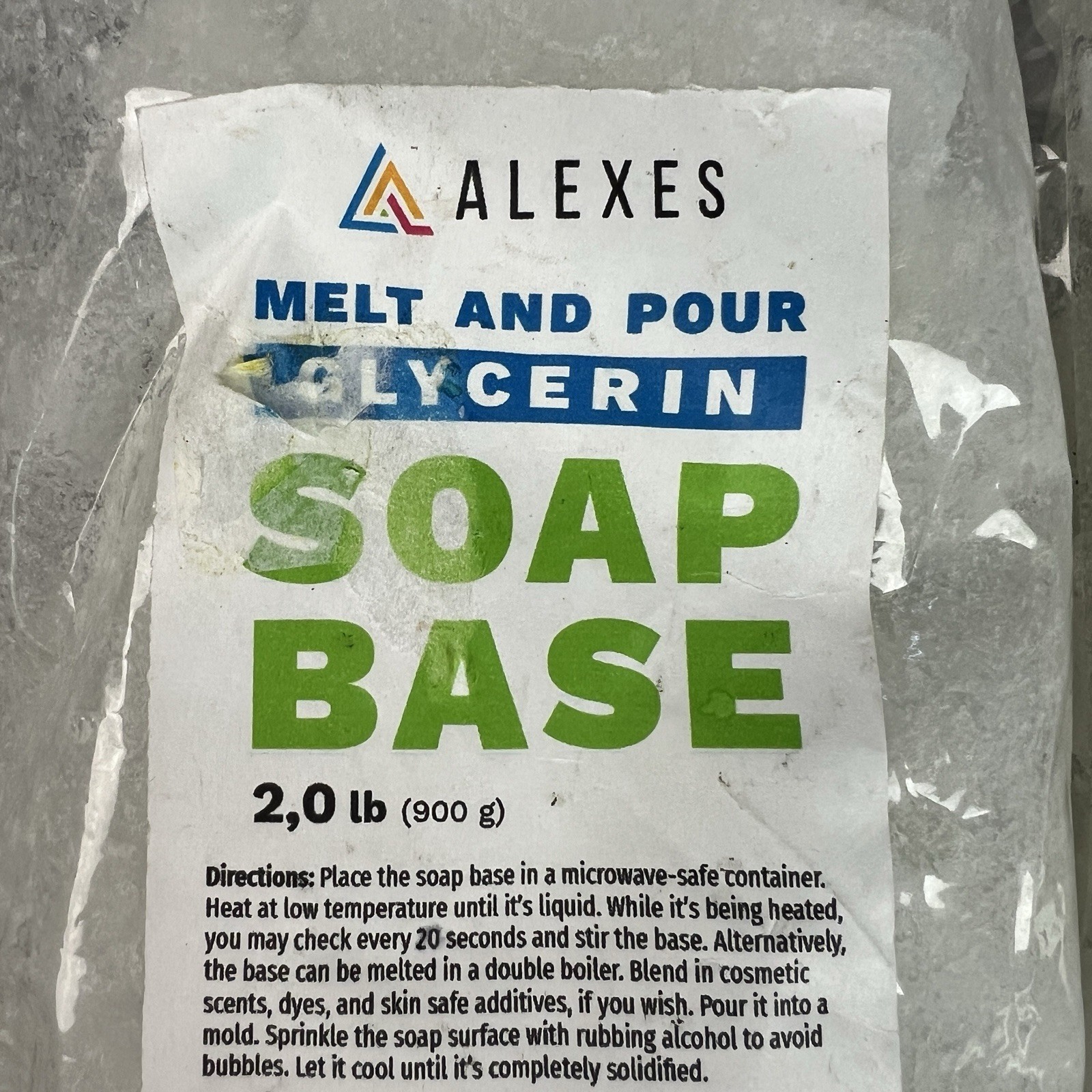 Melt and Pour Glycerin Soap Base 4 lbs. Cubes Transparent Crafting Moisturizing
