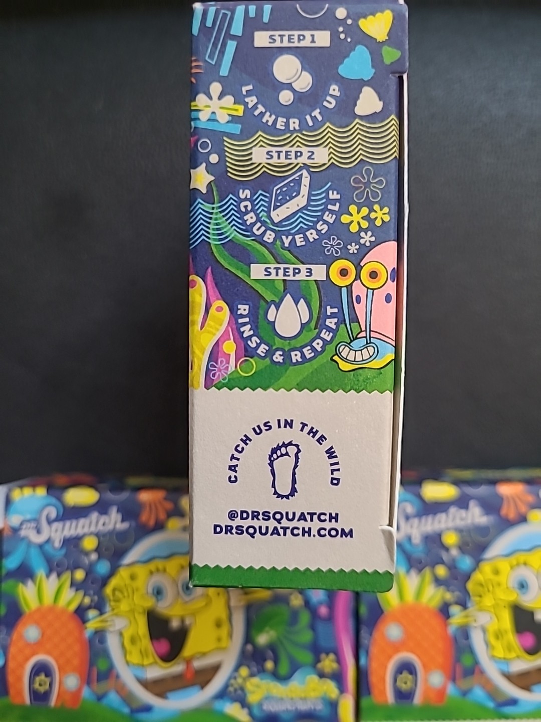 3 Dr. Squatch Limited Edition Soap Nautical Nonsense 5 oz SpongeBob SquarePants!