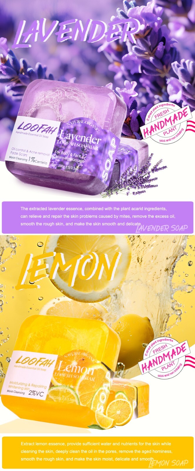 lavender soap lemon soap alose soap rose soap sea soap honey soap