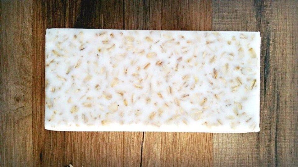 Honey Oatmeal Goat Soap. Whole loaves (36 – 38 oz. & 8 /12 in. long) Homemade