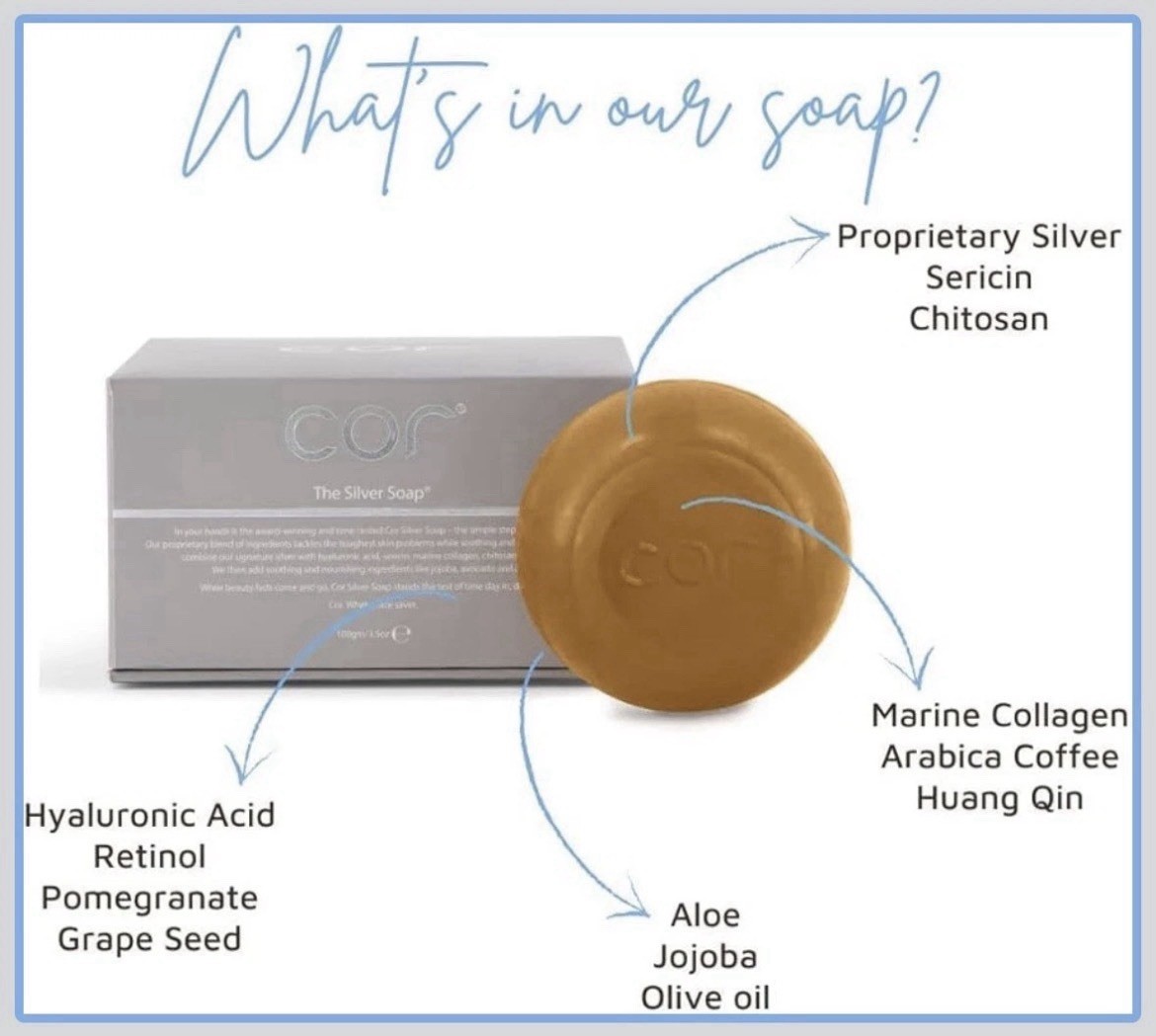 COR Silver Soap Cleansing Bar Acne Colloidal Signature 1.06 Oz NEW