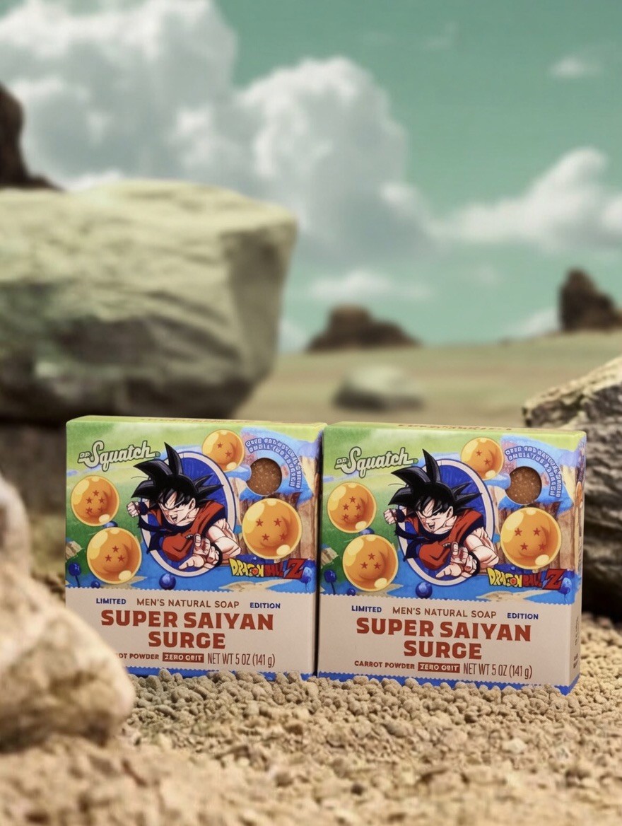 Dr. Squatch x Dragon Ball Z Limited Edition 2-Pack Men’s Natural Soap