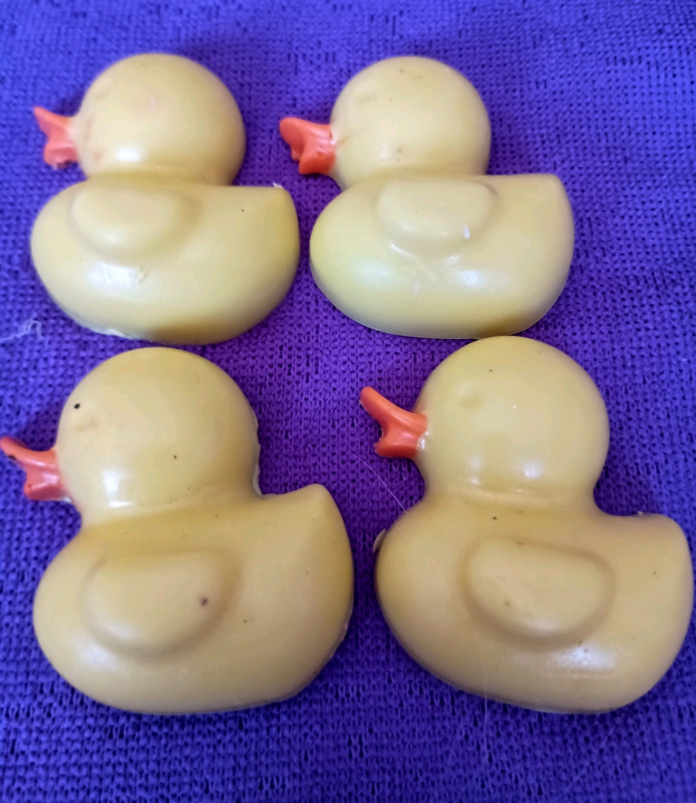 4-Decorative Full Size Bar Duckling Soaps. All Skin Types Highly Moisturizing