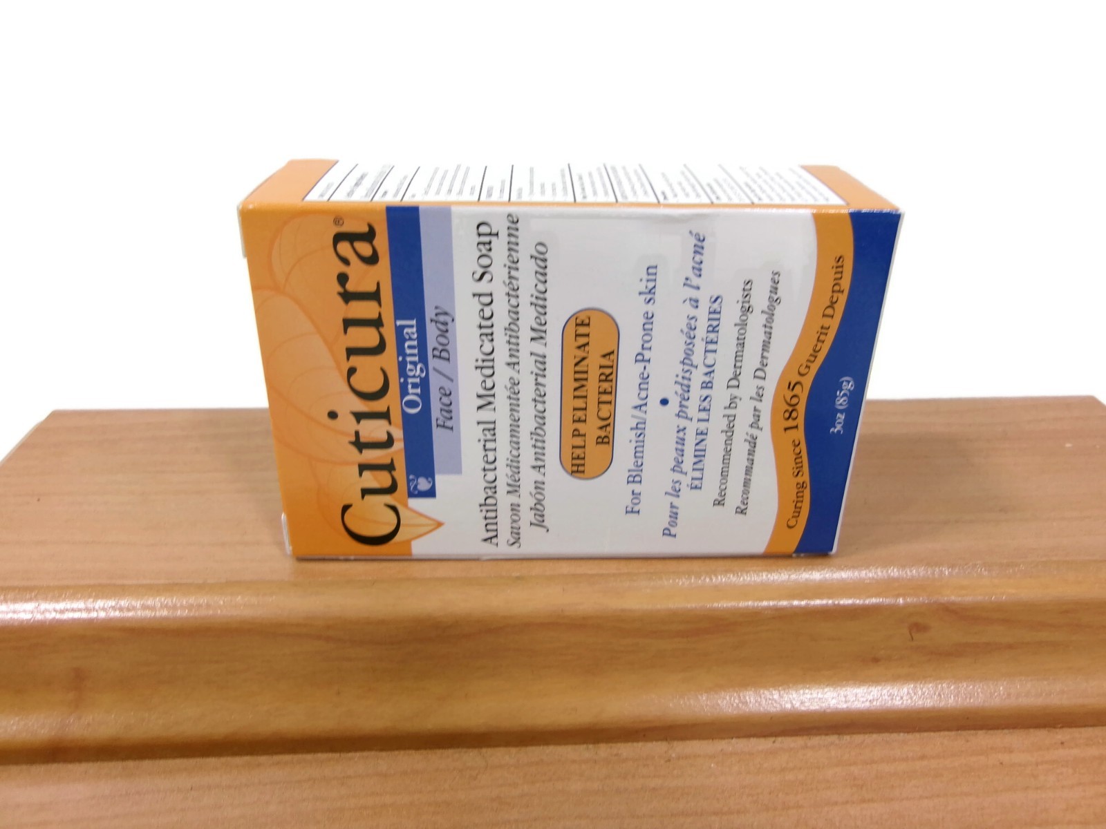 Cuticura Face & Body Deep Cleansing Bar Soap Blemish Prone Skin Original 3 oz