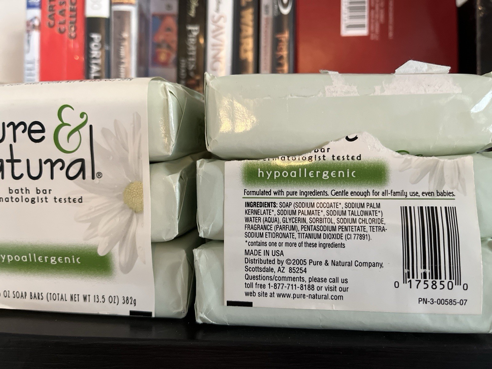 Pure And Natural Hypo Allergenic By DIAL 3 Pack, 4.5 OZ 6 Bars In Total