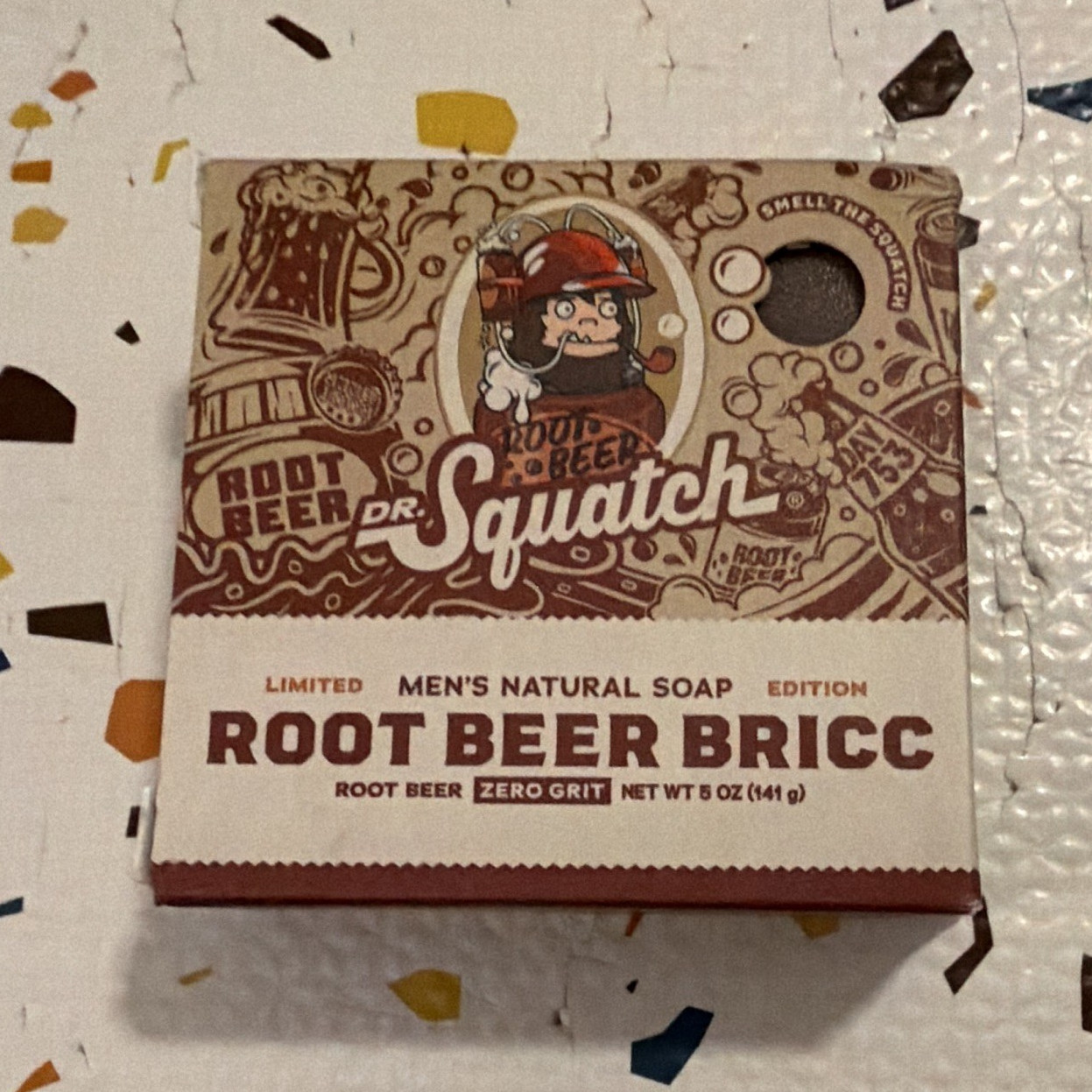 Dr. Squatch Root Beer Bricc Limited Edition Men’s Natural Body Bar Soap 5 oz