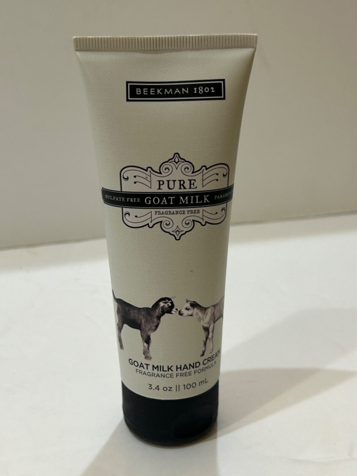 BEEKMAN 1802 PURE GOAT MILK FRAGRANCE FREE HAND CREAM 3.4 Oz