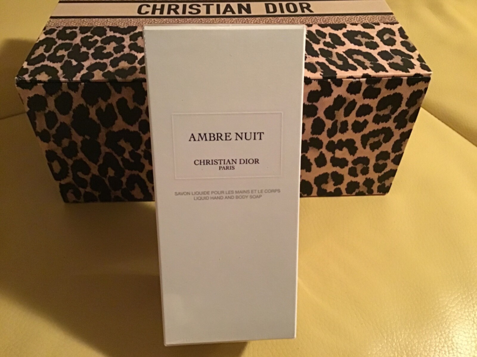 Christian Dior Paris Ambre Nuit Liquid Hand and Body Soap 350ml New in Box