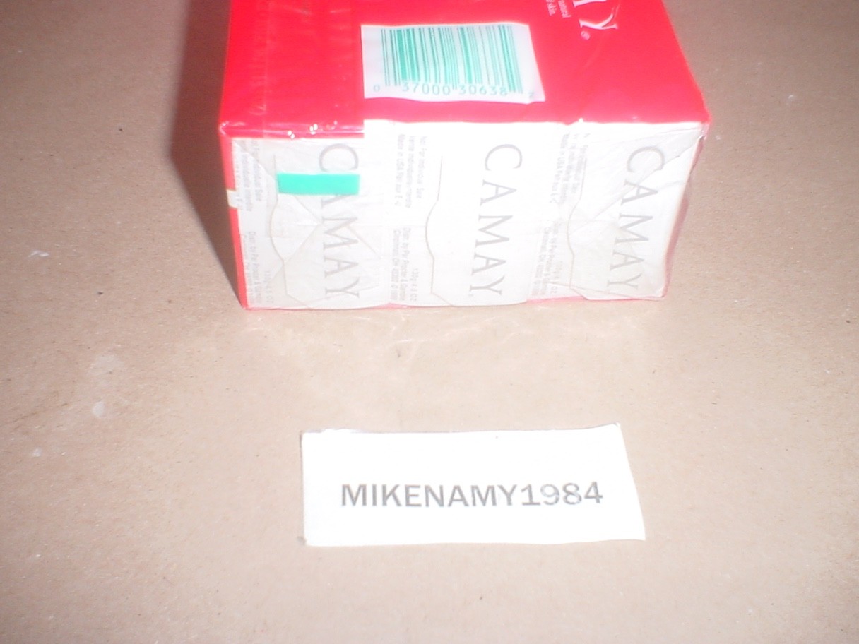 Camay Classic Pink Soap Softly Scented Beauty Bar 3X 3-Pack Bath Bars 4.5oz 1999