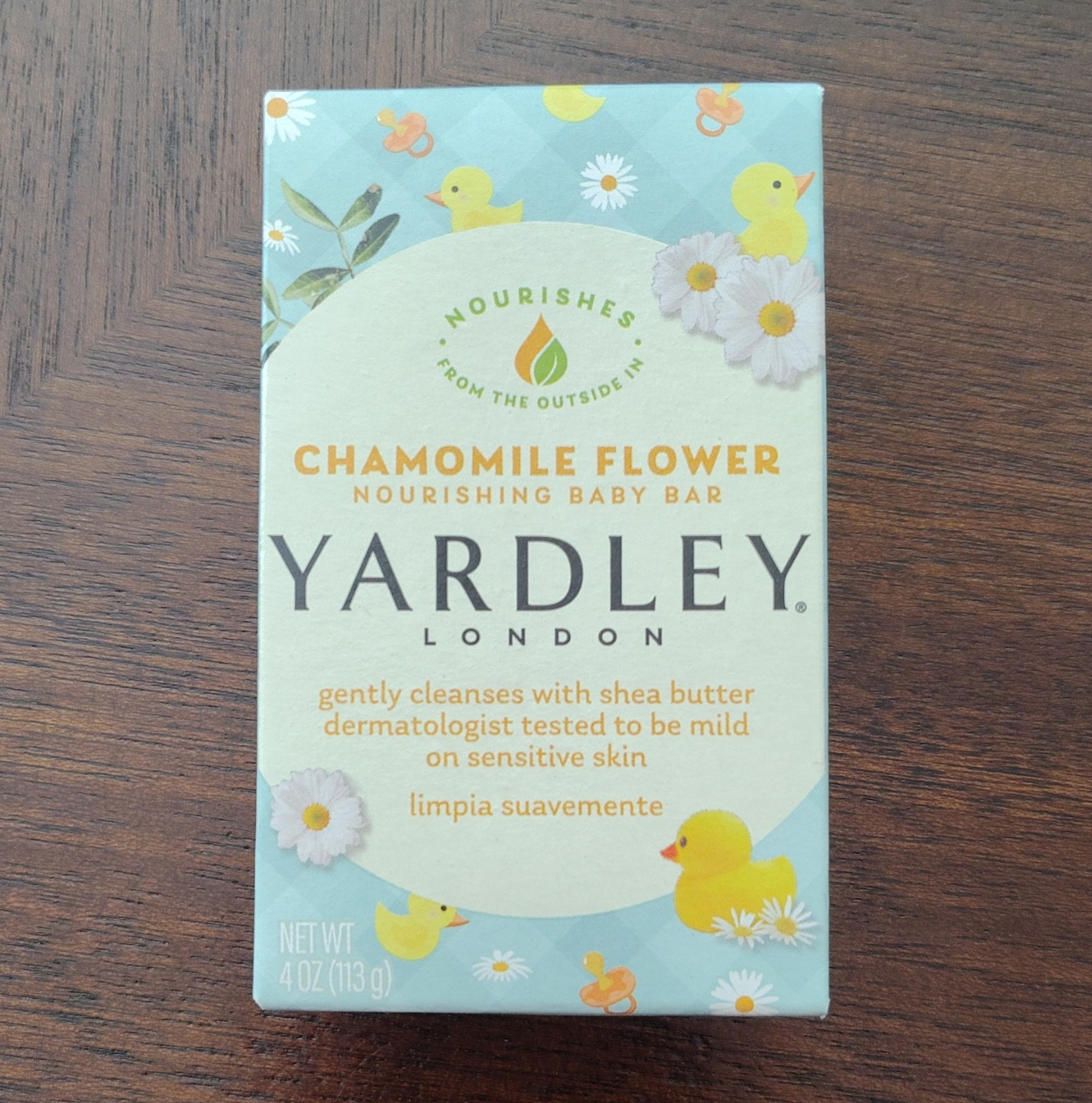 Yardley London Nourishing Baby Bar Soap Chamomile 4 oz Paraben-Free