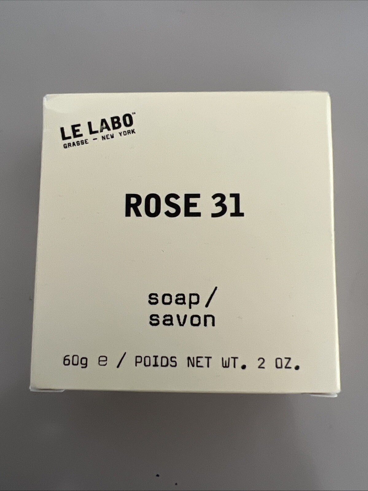 2xLe Labo ROSE 31 Soap SCENTED BODY BAR 2OZ 60G And 1.4OZ 40G NEW