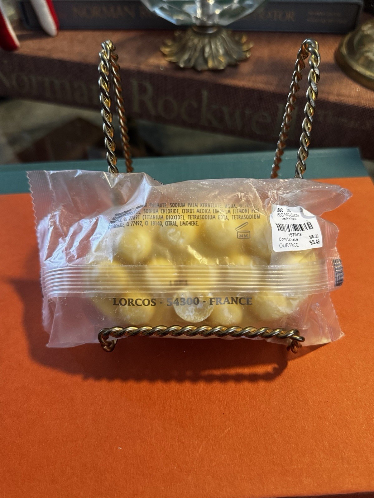 Savon De Massage Made In France Soap Bar Exfoliating Lemon ￼