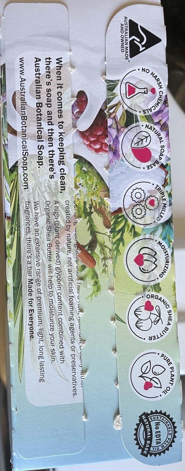 Australian Botanical Assorted Soap Set 8 Bars 6.8 oz Each