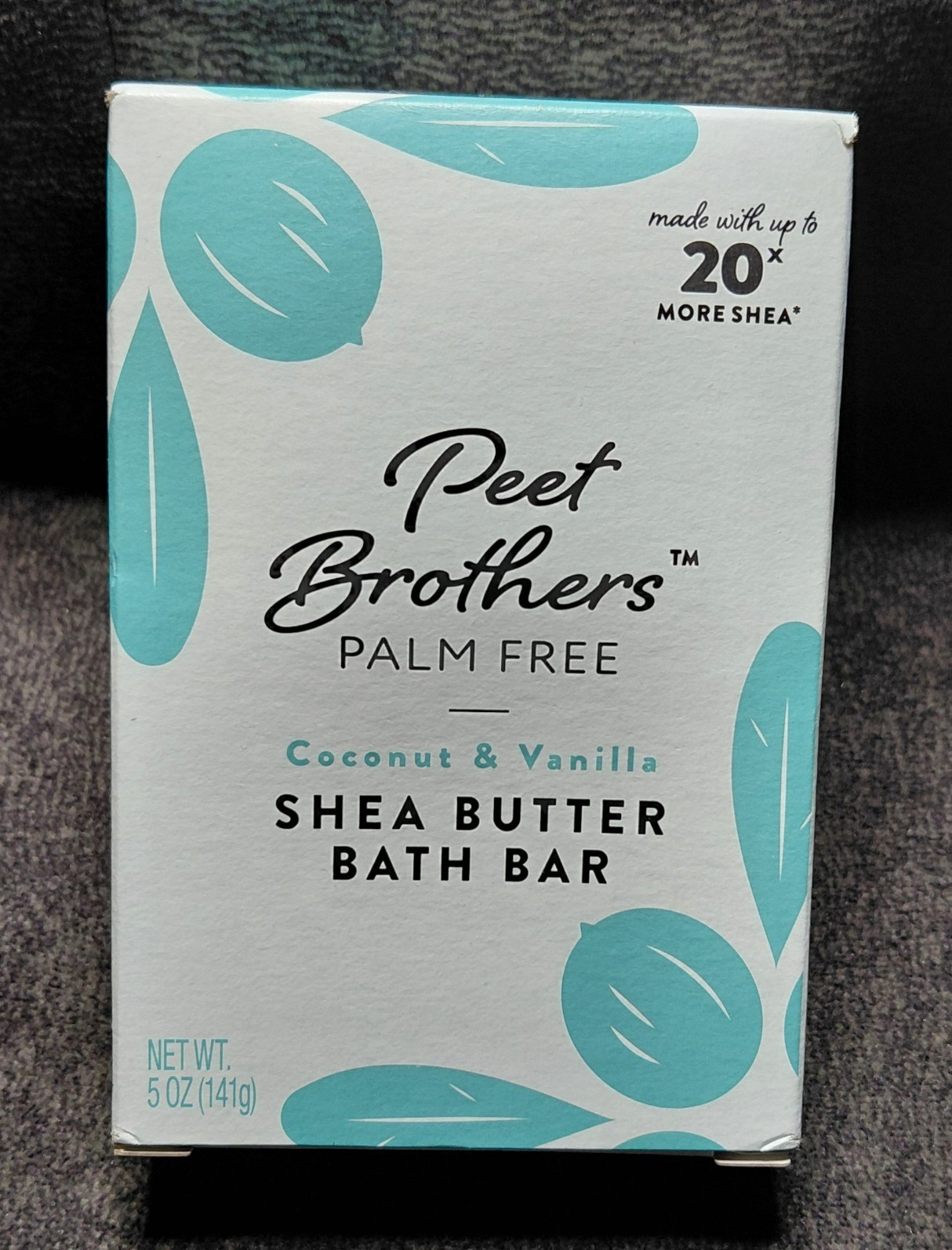 Peet Brothers Palm Free Vegan Bath Bar, Coconut & Vanilla 5 oz