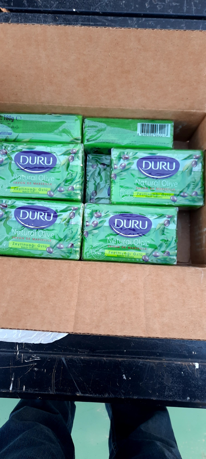lot NEW DURU NATURAL OLIVE OIL BAR CASTILE BATH SOAP 10 BARS 6 OZ total 60 oz