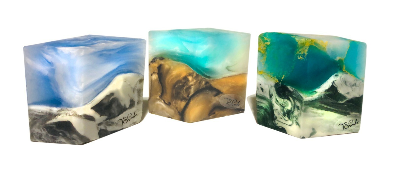 BathEscapes Landscape Earth & Sky TS Pink Soap, Botany for your Body, You Choose