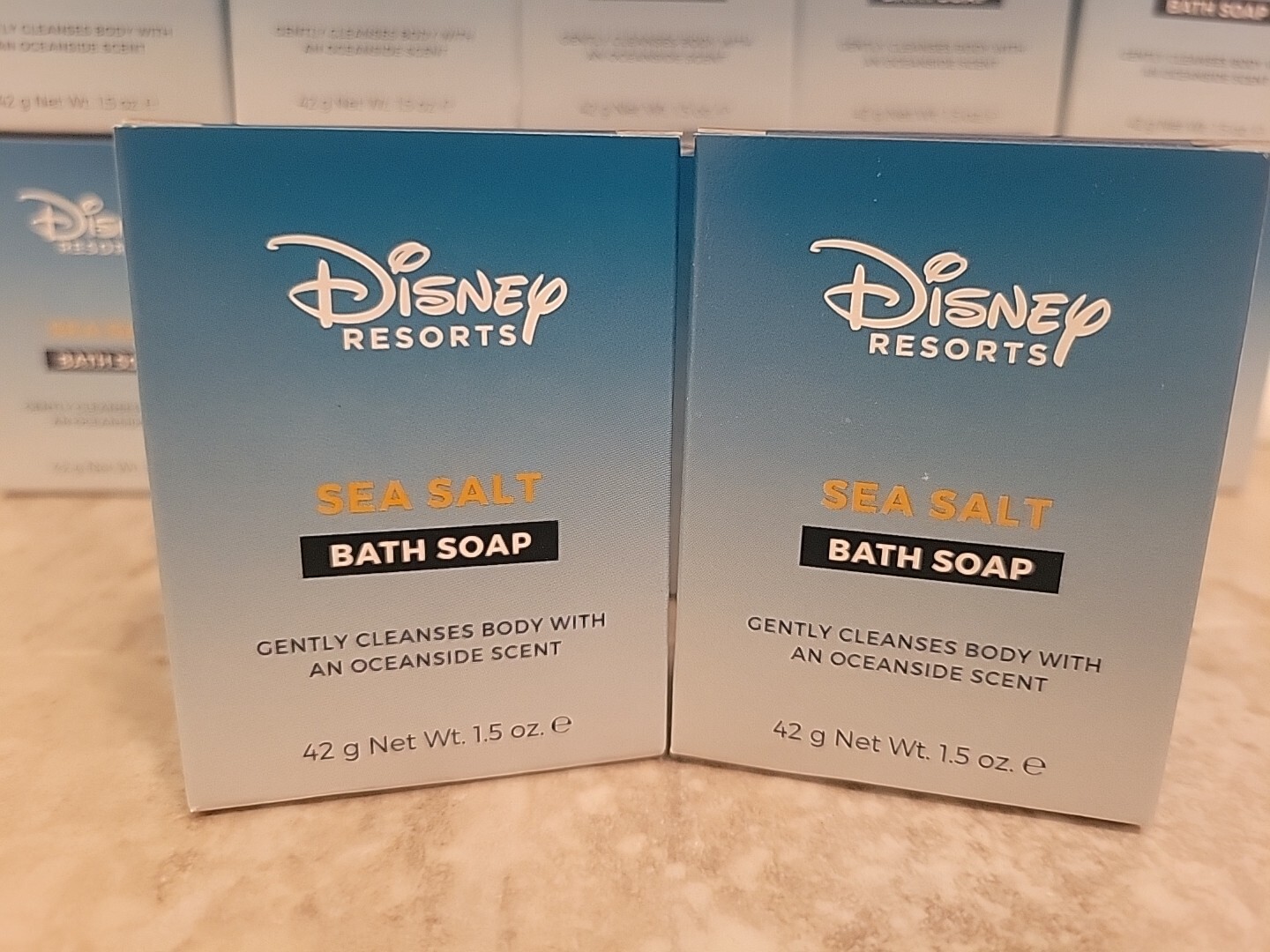 Disney World Resorts H20 Sea Salt Bath soap 1.5 oz each. NEW 14 Bars Polynesian